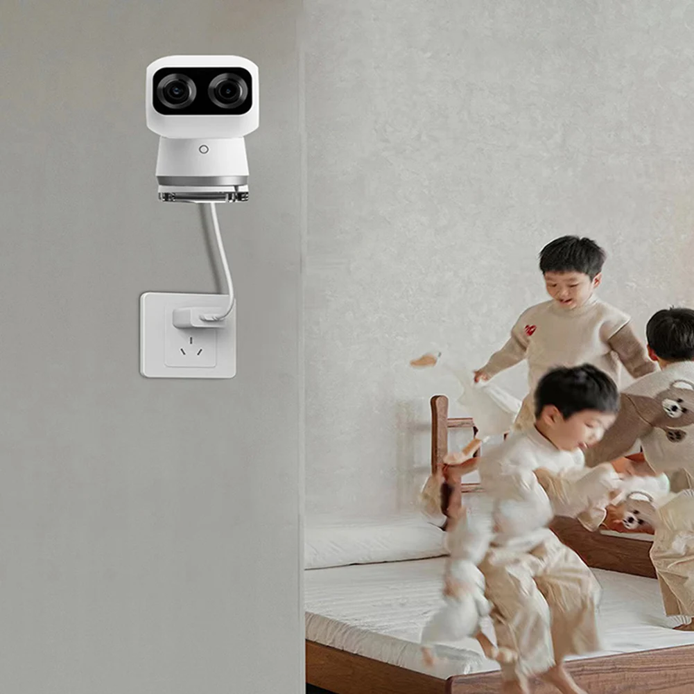 Wall Mount Acrylic Bracket Save Space Universal Adhesive Shelf Stable Wall Bracket Compatible with Eufy Indoor Cam S350