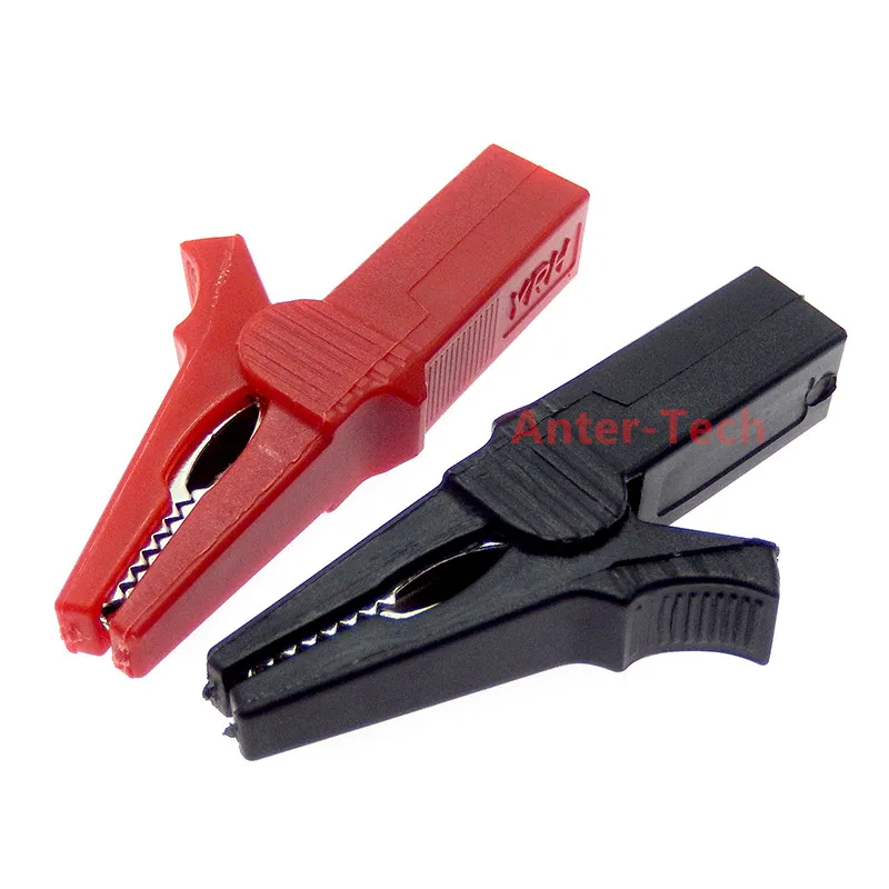 Sale 2PCS Battery Test Clip 55MM HV Alligator Clip For Banana Plug 4mm Multimeter Pen Cable Probes Crocodile Clip