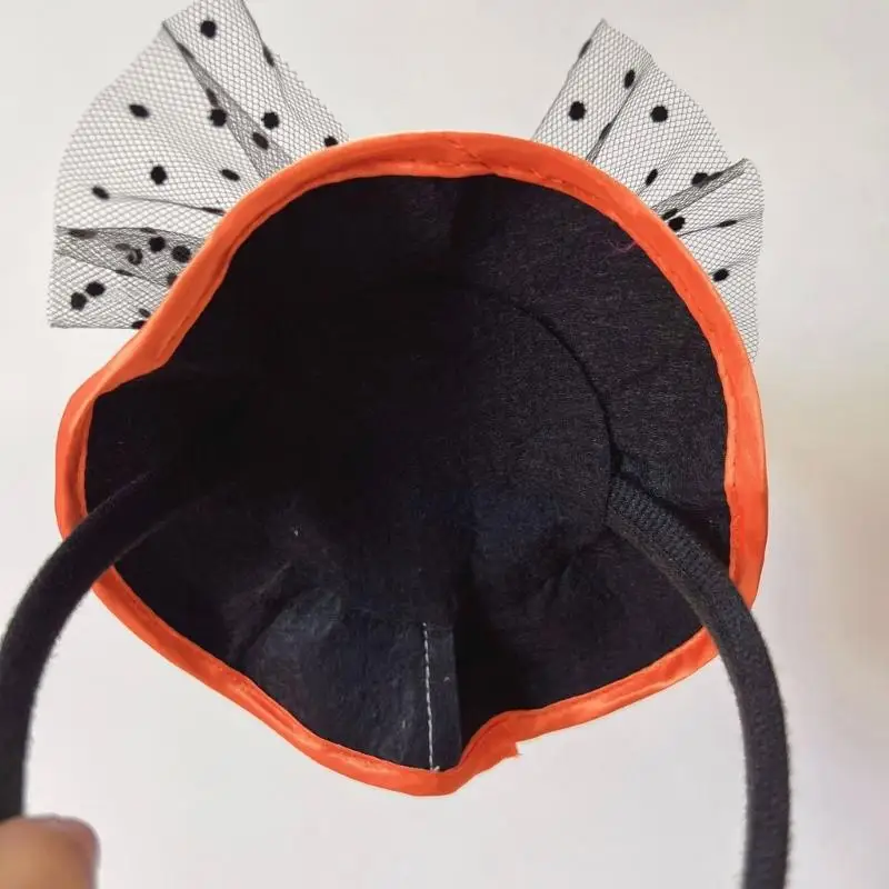 성인을위한 클래식 마녀 헤드 피스 할로윈 의상 헤어 액세서리 어린이 축하 코스프레 헤드 드레스 h7ef