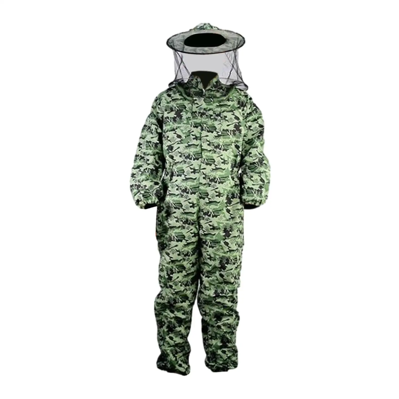 Bee Keepers Suit Jumpsuit Coverall Detachable Hood Anti Bee Suit