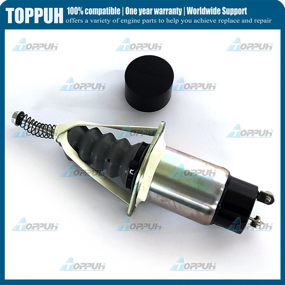 2 Terminals 1pc For Woodward SA-4608-12 12V 1753-12A6G1B2S5 Stop Solenoid