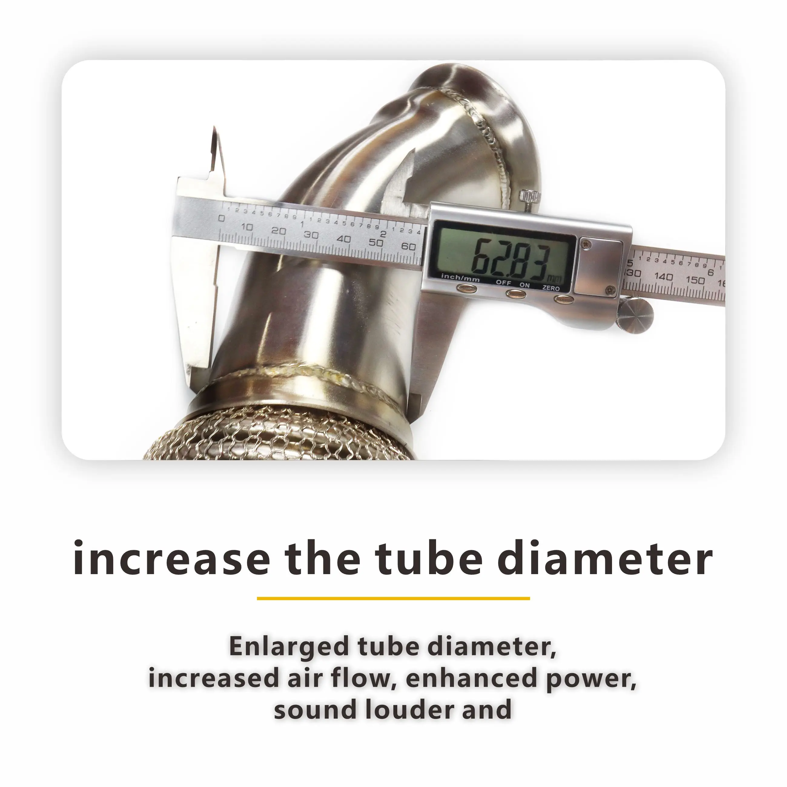 MANX Downpipe for Mercedes Benz A35 W177 2.0T Exhaust system Lightweight Design Personalized customization