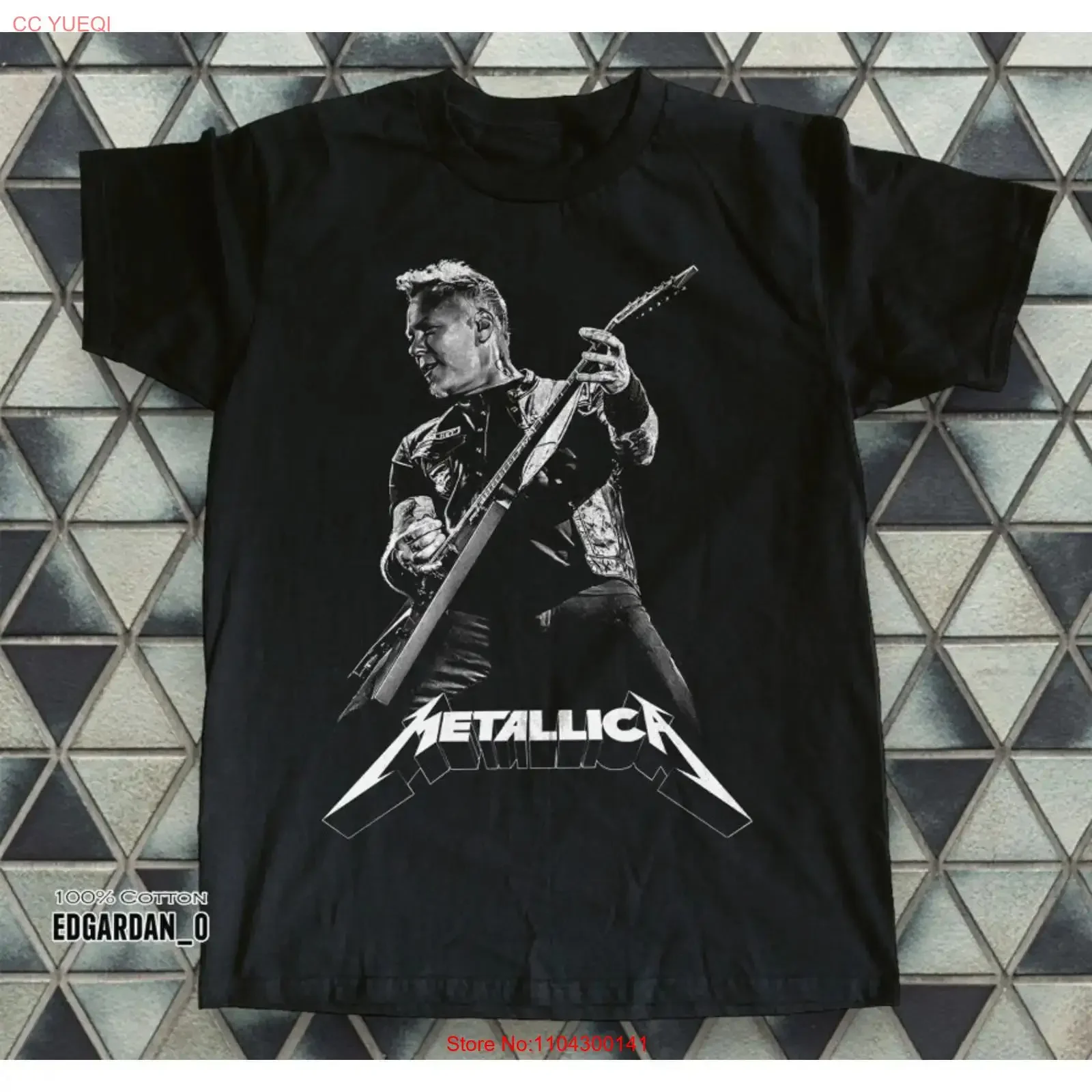 Camiseta inspirada en Papa Het, estilo Heavy Metal Rock, color negro, todas las tallas S 5XL, ropa de diseñador vintage lavada, ligeramente masculina