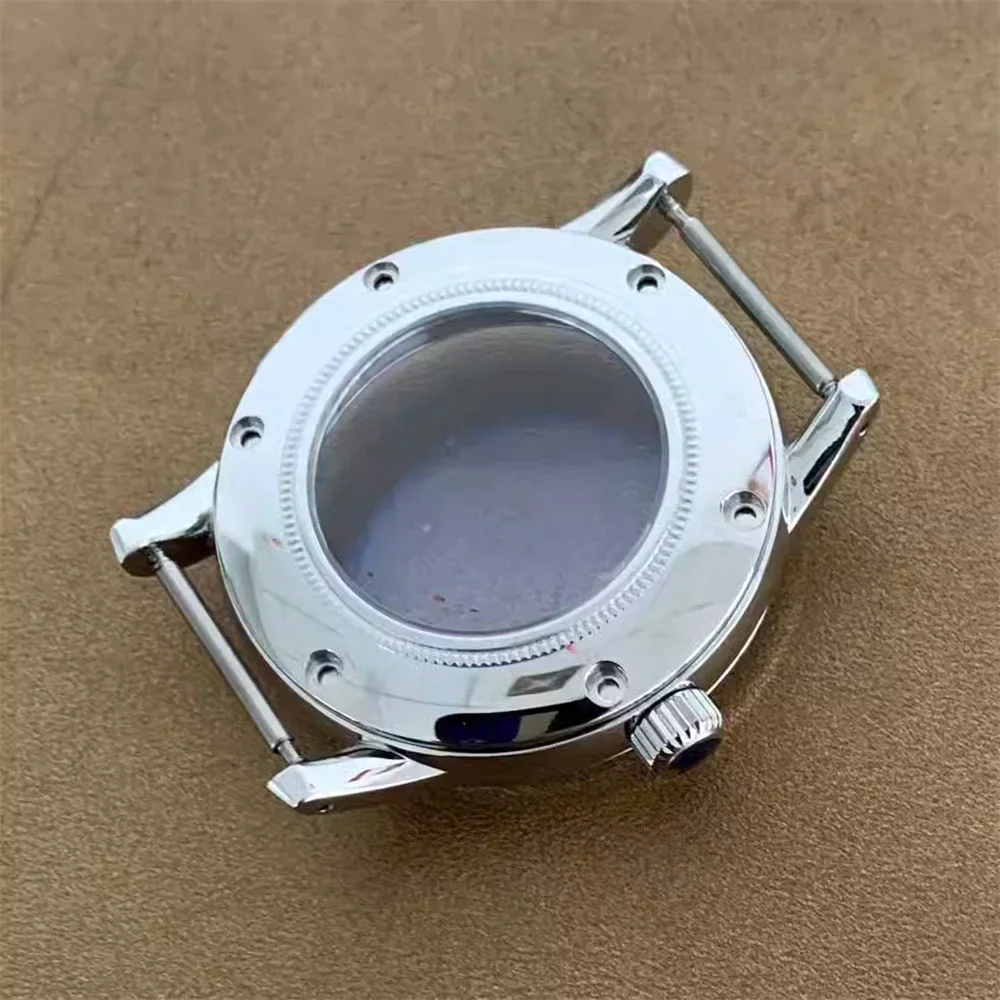 Set quadrante cinturino cassa NH34 cassa orologio in acciaio inossidabile da 39,5 mm cinturino in pelle con chiusura a farfalla da 19 mm e quadrante da 31 mm per movimento NH34 fai da te