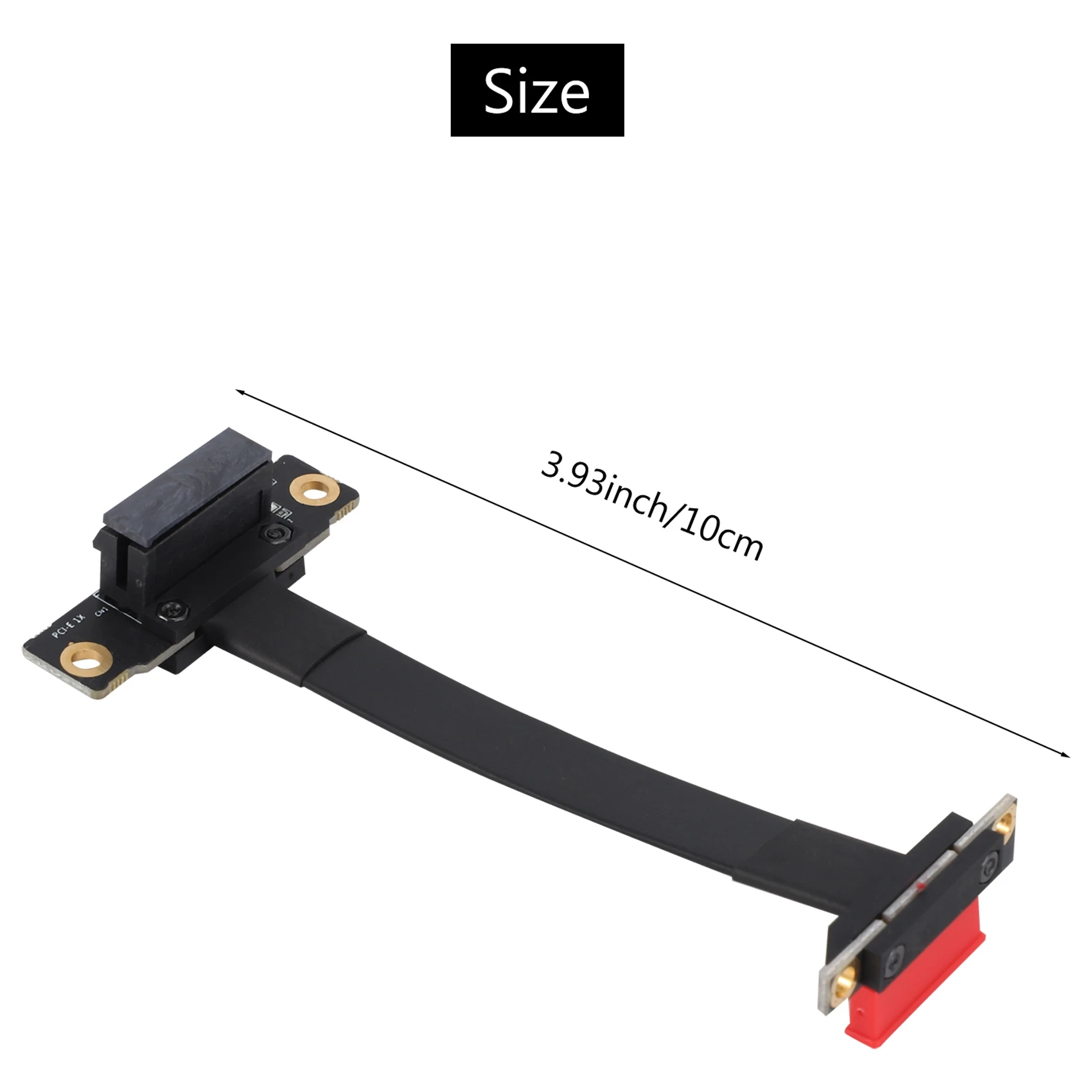 PCIE X1 Riser Cable Dual 90 Degree Right Angle Pcie 3.0 X1 To X1 Extension Cable 8Gbps PCI Express 1X Riser Card-X64A
