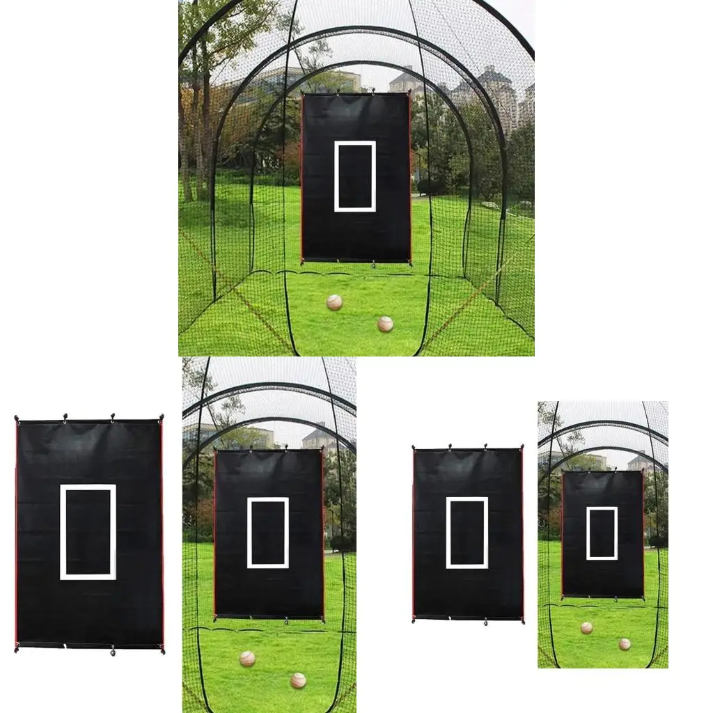 Q39E Wear Resistant Baseball Pitching Targets Heavy Duty Baseball Batting Cage Backstop Replacement Baseball Equipment