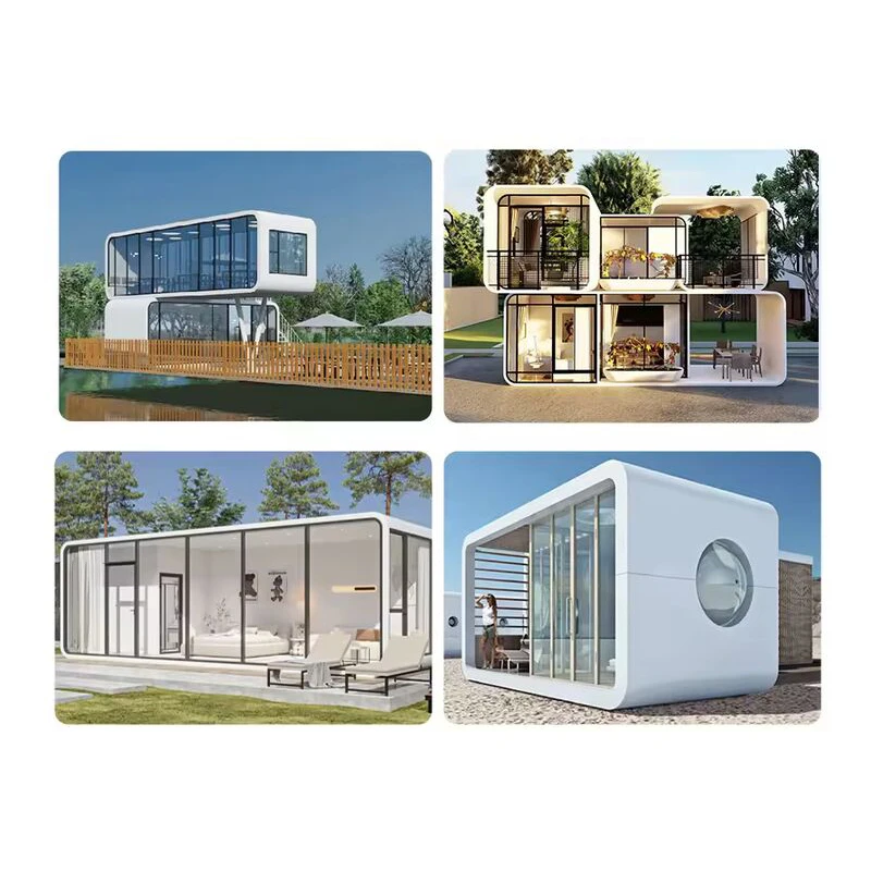 Galvanized Steel Frame Shipping Available Apple Capsule House Mobile Office