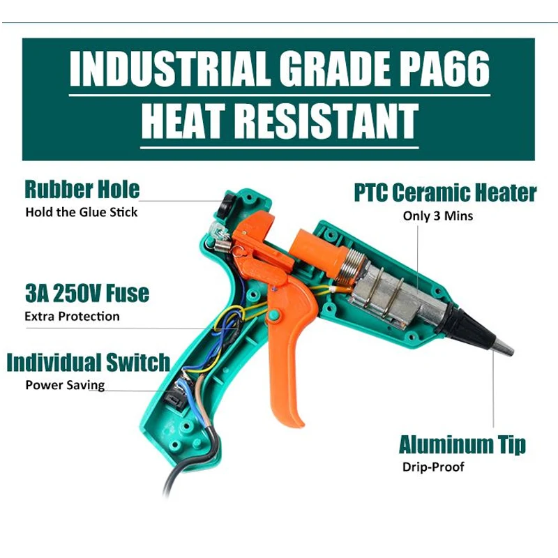 Клеевой пистолет PRO'SKIT 20 Вт