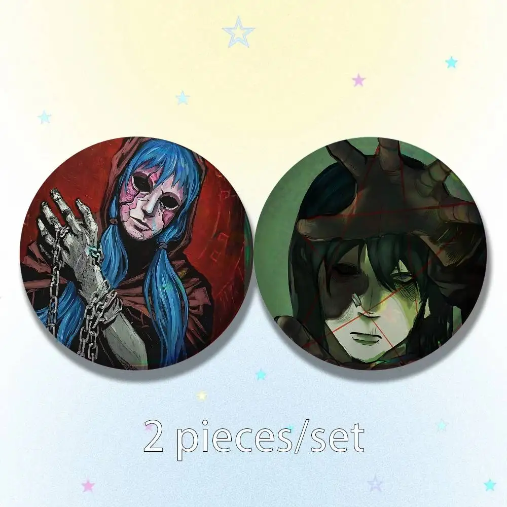 S-Sally Face Sal 25mm 75mm 44mm 58mm 32m Brooches Badges Pins for Accessories