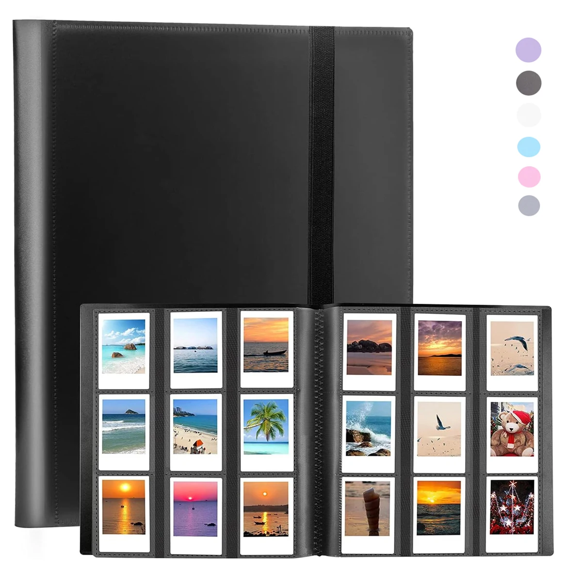 

360 Pockets Photo Album for Fujifilm Mini Camera Polaroid Camera for Fujifilm Mini 11 90 70 9 8+ 8 LiPlay Instant Camera