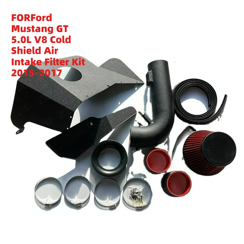 

V8-Power-Tuned FORFord Mustang GT 5.0L V8 Cold Shield Air Intake Filter Kit 2015-2017