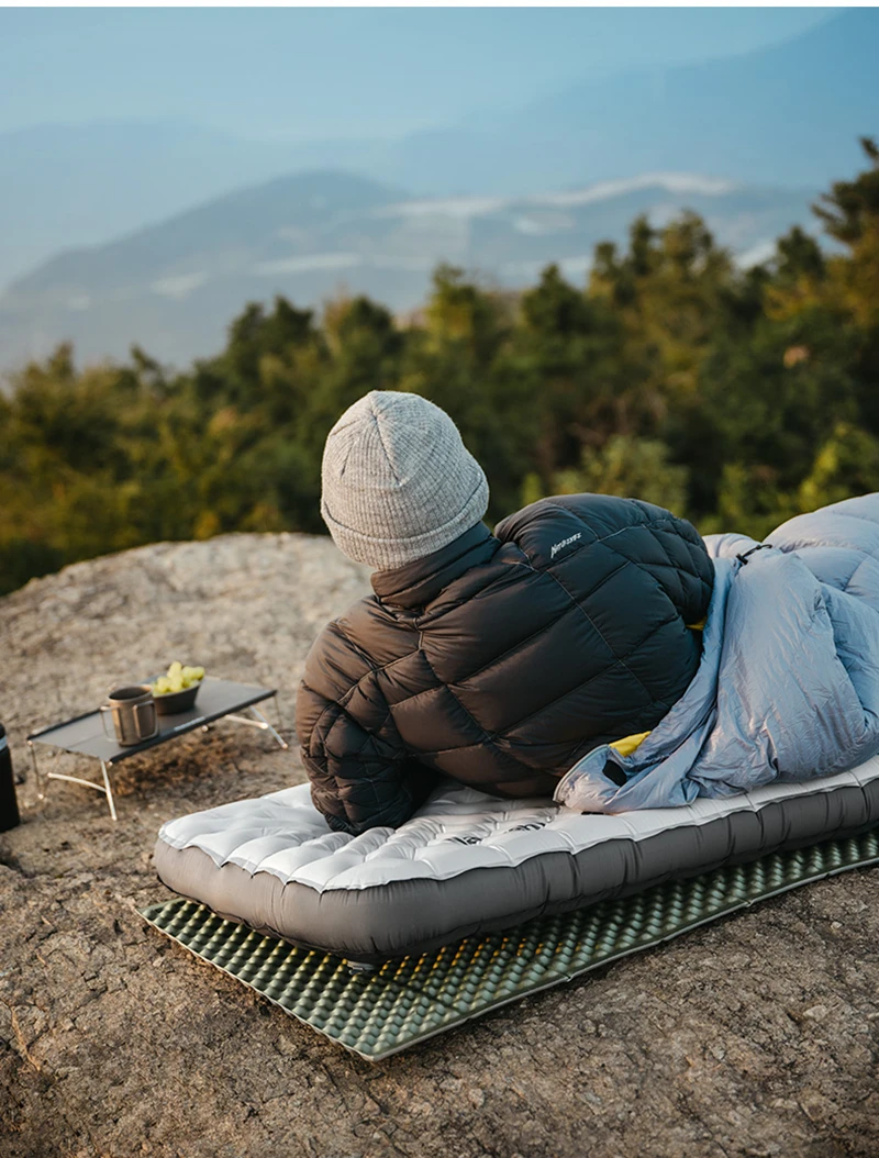 Naturehike R-Wert 6.5 Isolierte Schlafmatte Ultraleichte Aufblasbare Camping-Luftmatratze Verdickte Matte für Winterwanderungen – Detail 13