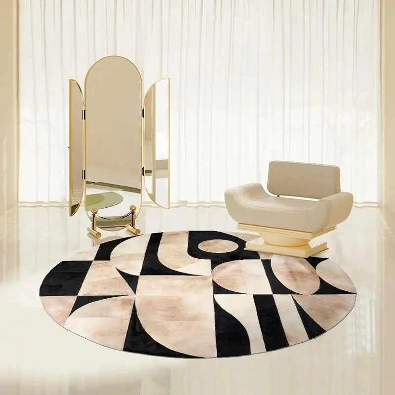 

Autumn and winter household handmade carpet villa large flat living room sofa blanket bedroom bedside wool mattress