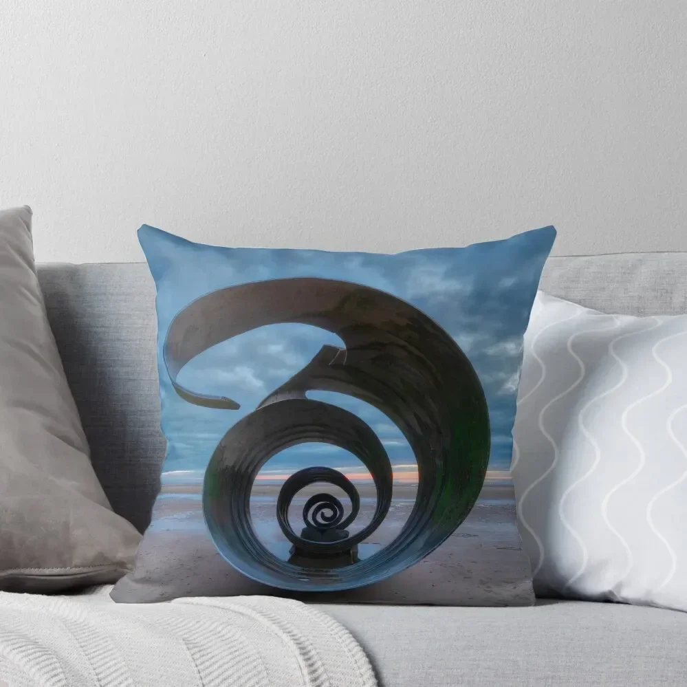 

Mary's Shell, a sculpture by Stephen Broadbent. Throw Throw Pillow ornamental pillows sleeping pillows Pillow Decor pillow