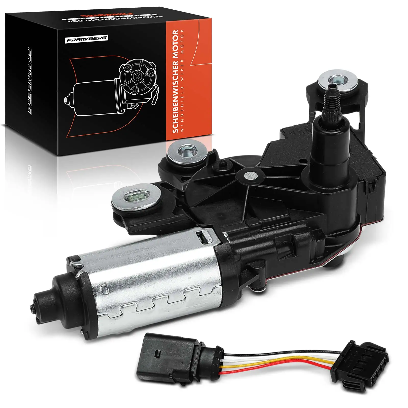 Frankberg 1x ruitenwissermotor Schijf ruitenwissermotor Achter voor Audi A1 8X1 8XK A6 4B2 C5 Q3 8U 4G9955711C 8U0955711A 4G9955711A