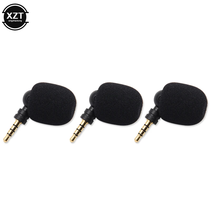 NEW Portable Mini Microphone 3.5mm Aux Mono/ Stereo/ 4 Pole Flexural Bendable for Mobile Phone Computer Laptop PC Recording