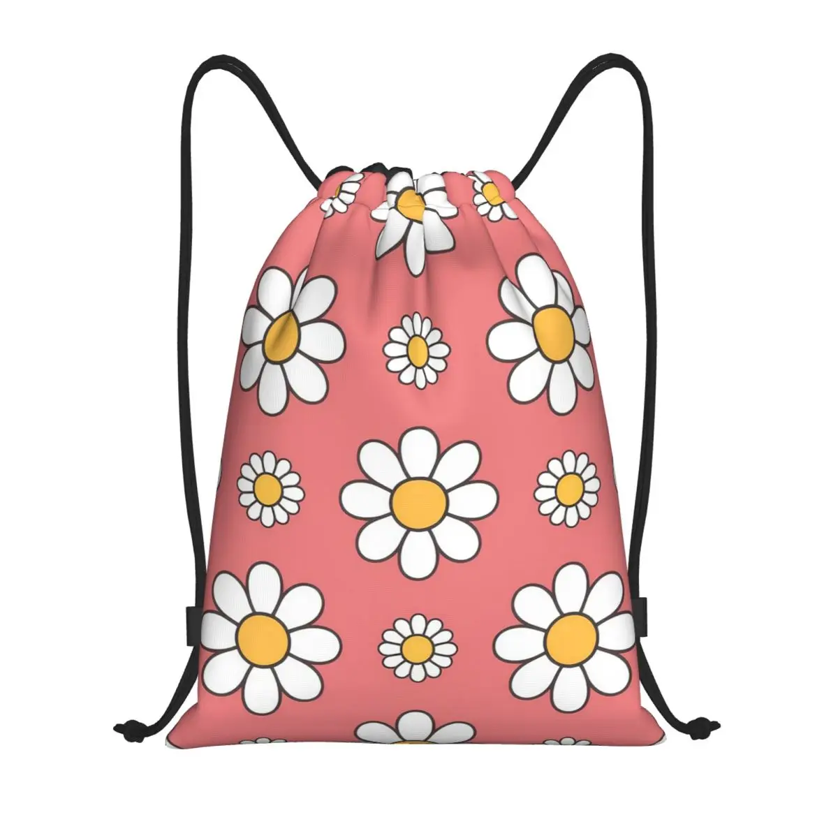 Daisy, Daisy, Daisy Backpacks Fashion Drawstring Bags Sports Bag Book Bags for Travel Students