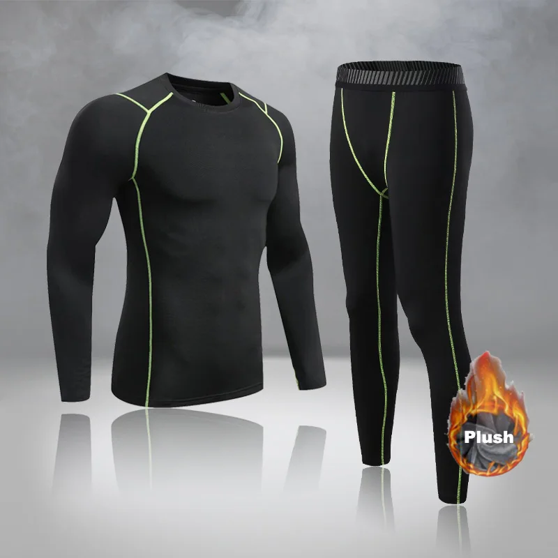 Thermal Underwear Men And Kids Set Compression Long Johns Keep Warm Boys Winter Inner Wear Clothes For Tracksuit