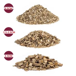 250g-450g Apple BBQ Wood Chips Sawdust Beech Pecan Frutit Wood Chunks Burning Smoker Grill Smoke Bacon Salmon Meat Chicken Beef