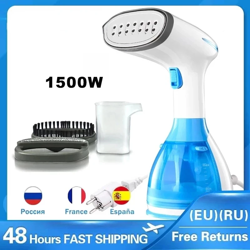 

Handheld Steam Iron Garment Steamer Fabric Travel Vertical 280ml Mini Portable Home Travelling For Clothes Ironing 1500W