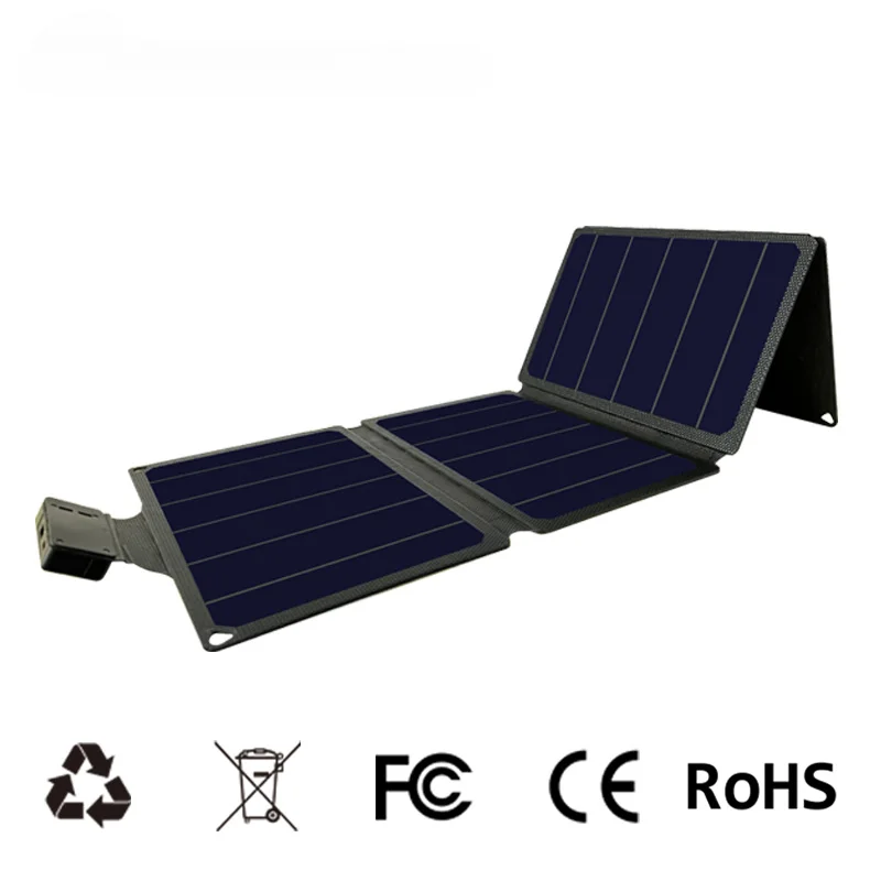 Solar 36W Fold ETFE Outdoor Foldable Waterproof Usb Solar Panel Sunpower Portable Solar Phone Charger For Mobile Phone