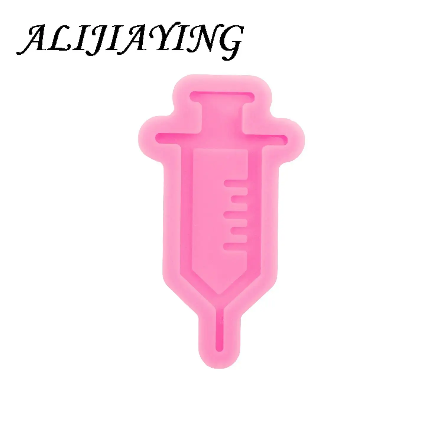 Shiny Needle Tube Syringe Resin Molds Crafts Art Diy, Silicone Mold Crafting with Epoxy, Cake Fondant Chocolate Molds DY1107