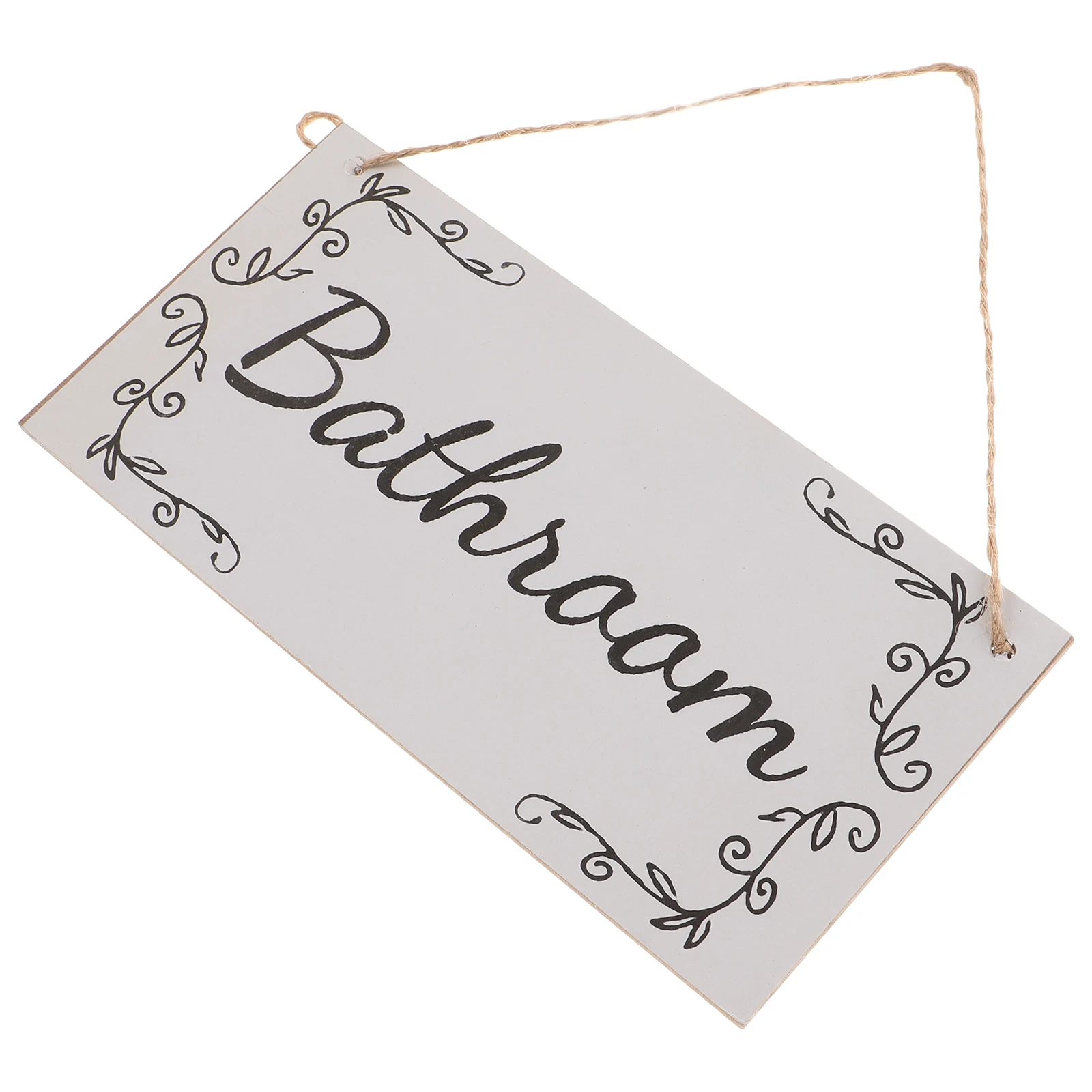 

10 Pcs Wooden Christmas Decor Plaque High Quality Wall Hanging Sign for Home Bathroom Door Decorative Rustic Style