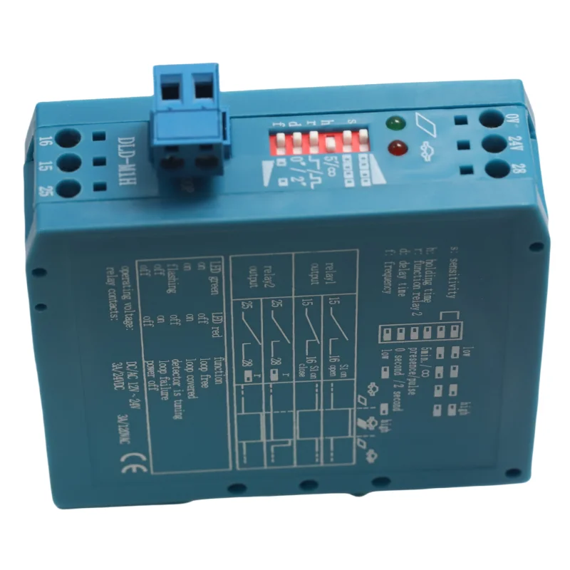 

12V/24V Safety Single Channel Inductive Vehicle Loop Detector Sensor Vehicle Entry and Exit Toll System Gate Automatic Door Open