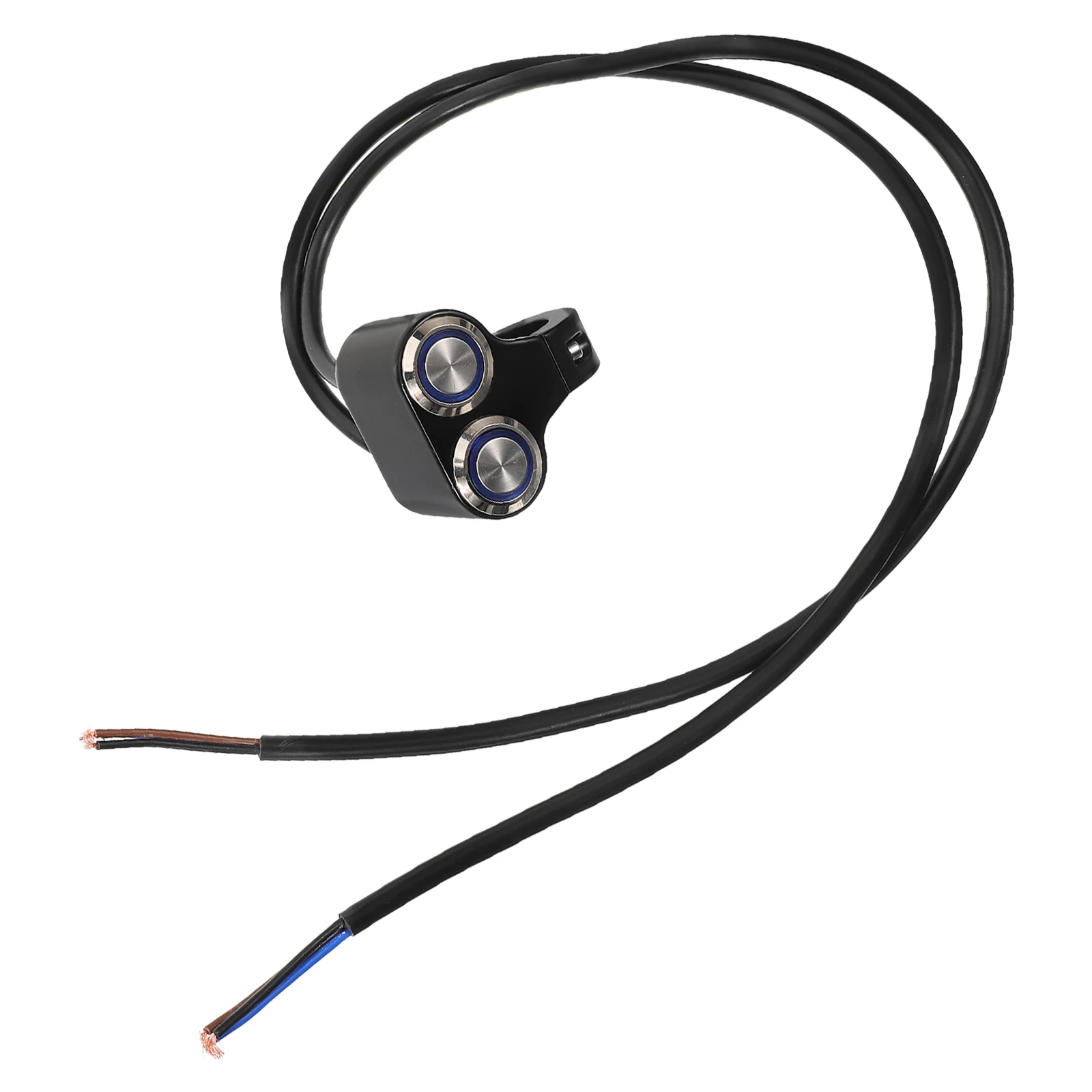 

Handlebar Switch 7 8 Inch Blue Light Locked Fog Light Switch Headlight Road Bikes Aluminum Alloy Durability