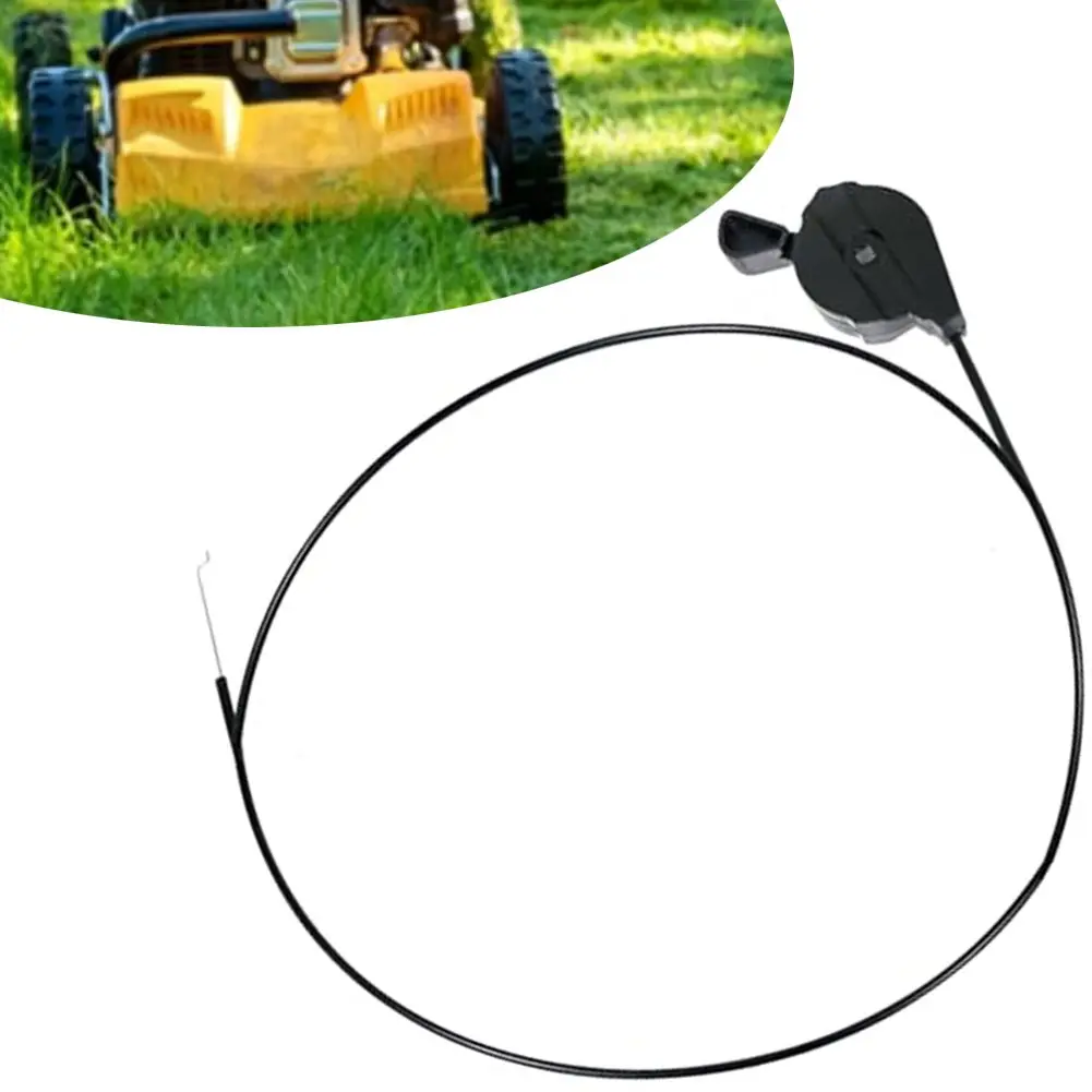 72 Inch Throttle Cable for Lawn Mowers Black Replacement Control Line Compatible with For most Push and Riding Mowers