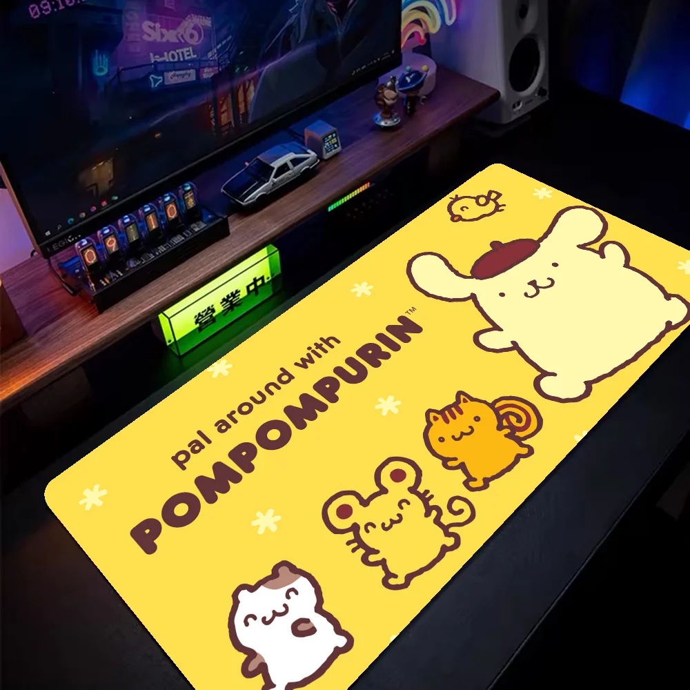 P-Pokemon P-Pikachu Mouse Pad Large Gaming Compute Gamer PC Keyboard Mouses Mat