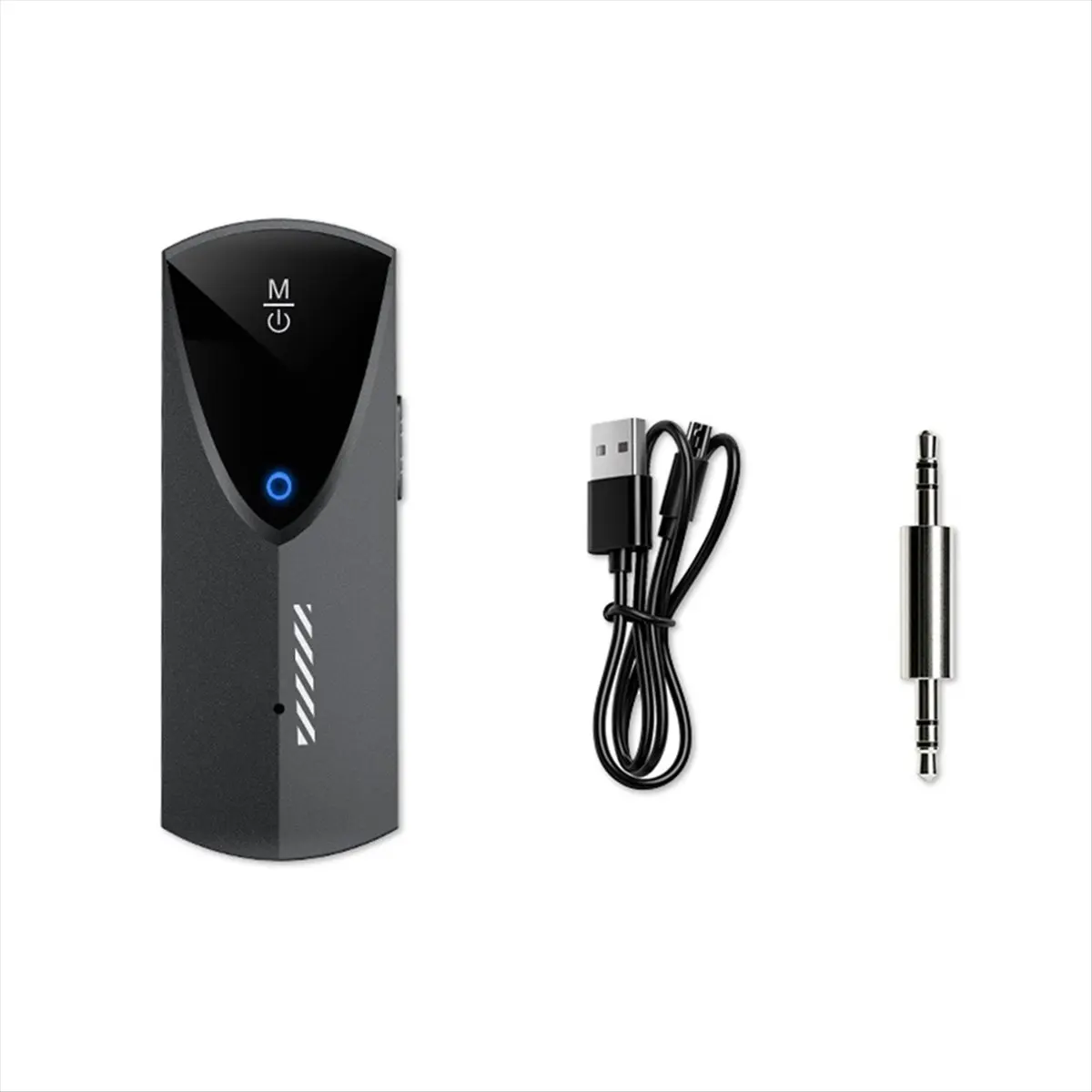 DT412 Mon.AUX Bluetooth Transmitter Receiver 3.5mm Aux Jack BT5.3 Wireless Audio Adapter for TV Car Headphone Speakers PC