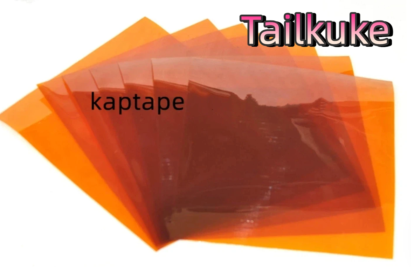 PI original film bonded with polyimide tape adhesive and PET release film double-layer moldable sliced adhesive tape tool