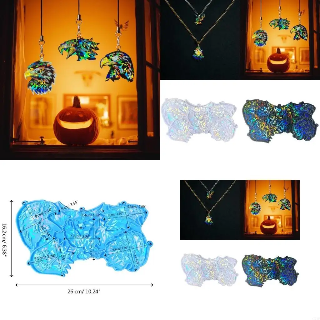 Mold Silicone Jewelry Pendant Resin Mold Sparkling Epoxy Mold