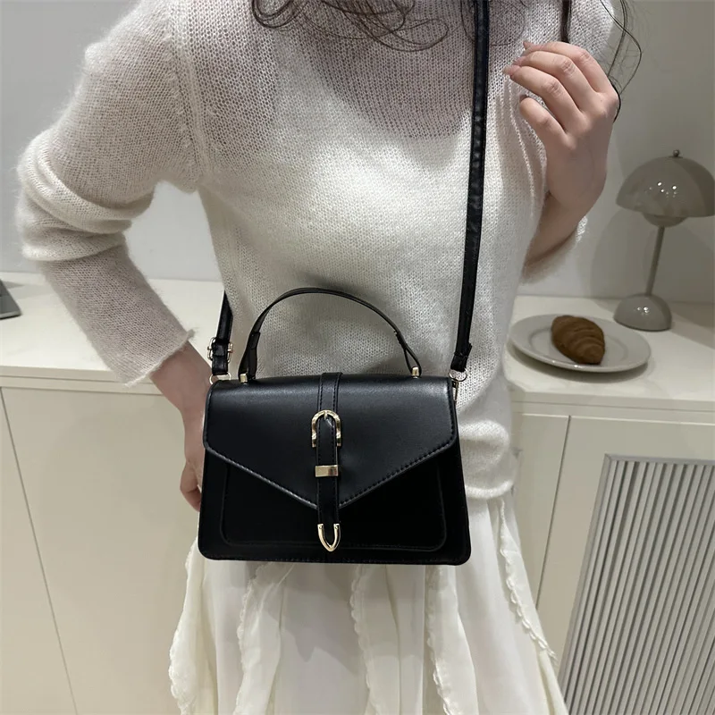 

2025 Spring Summer Square Bag, Fashion Top Handle Purse for Women, Chic Shoulder Tote, Versatile Crossbody Bag, Minimalist