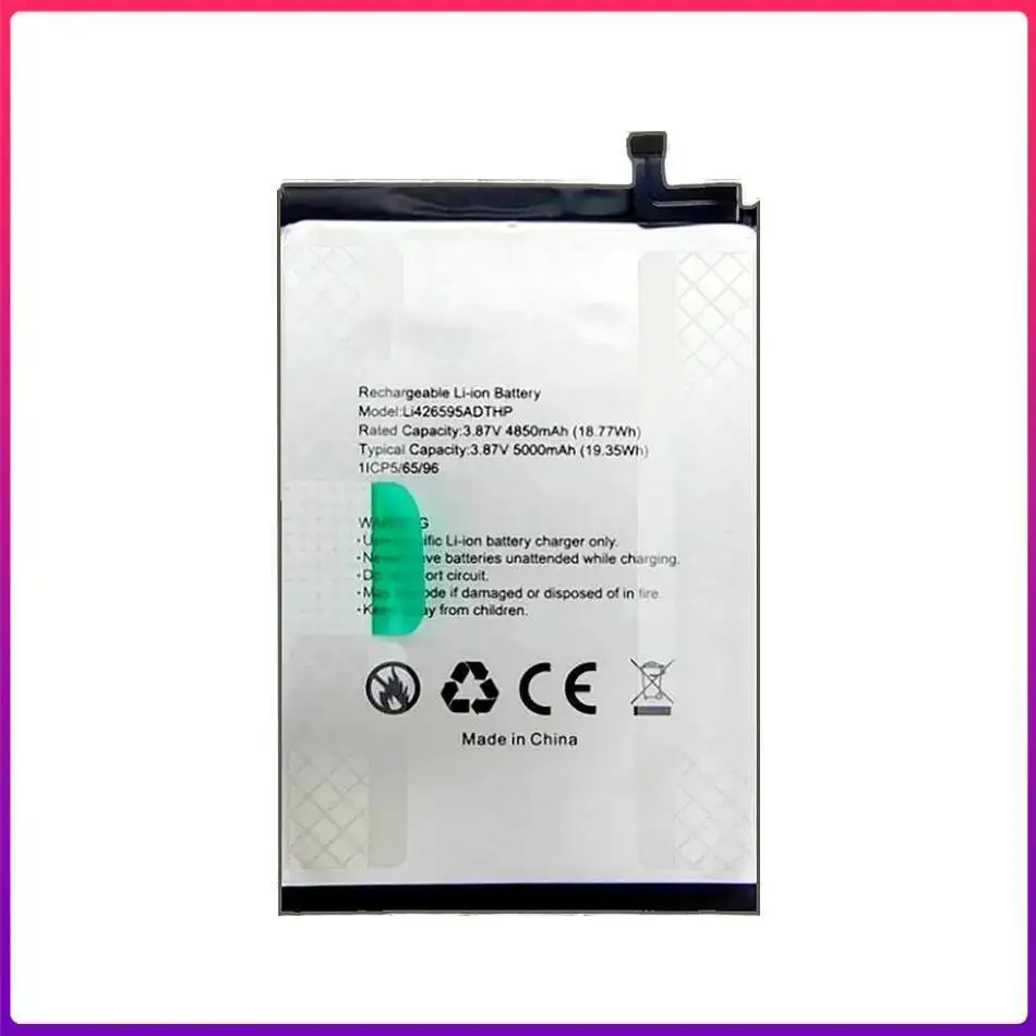 بطارية هاتف محمول بقوة موثوقة لهاتف Blackview Oscal Tiger 12 Li426595adthp Vgotel Note 24 5000Mah