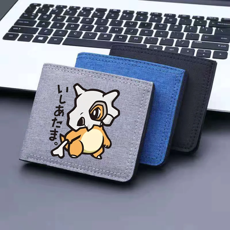 Кошелек-pokemoned-с-мультяшными-аниме-персонажами-для-мальчиков-модный-мужской-кошелек-большой-вместимости-для-карт-складной-бумажник-для-денег-подарок-хит-2026-года