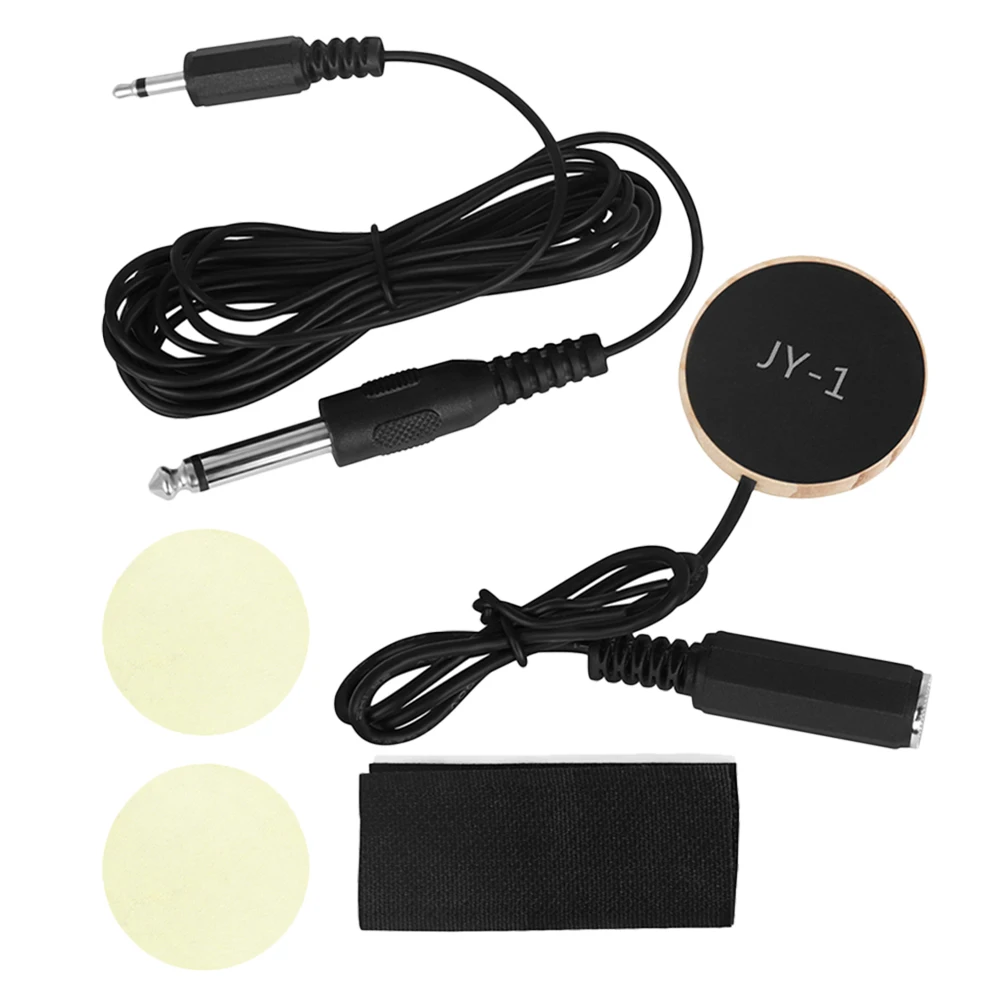 

1 Set Wooden Guitar Patch Pickup For Classical Folk Violin Banjo Sound Hole Durable Practical Transducer Pickup Compact Design