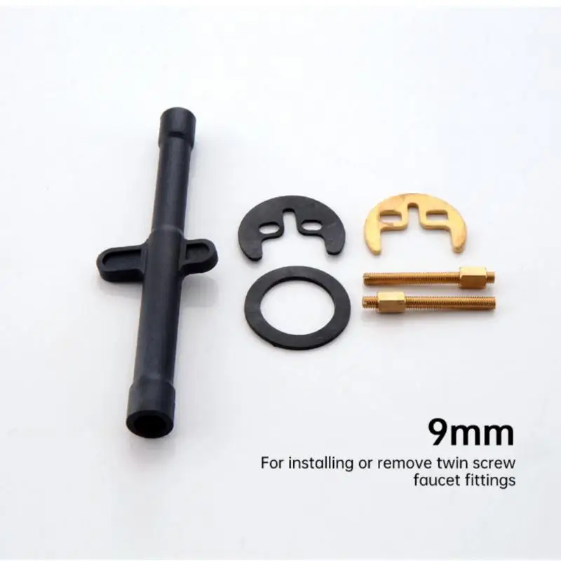 Plumbing Key 9/10/12/11mm Tap Wrench Flume Wrench Sink Faucet Socket Wrench Plumbing Tools Wrench Multifunctional Plumbing Tool