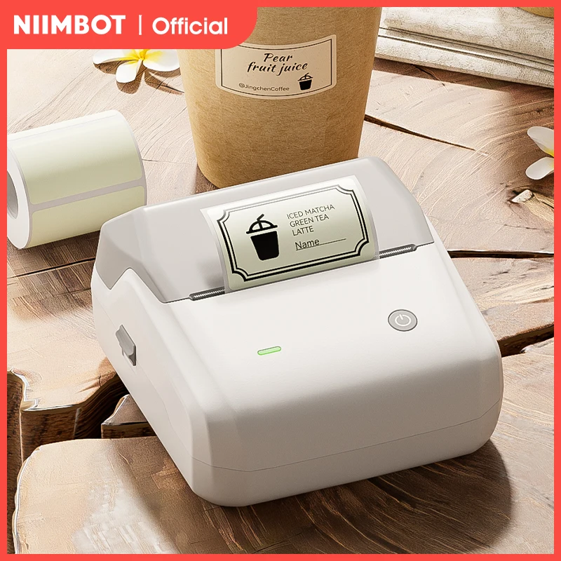 

NIIMBOT B31 Thermal Label Printer Print Width 20-77mm Wireless Barcode Sticker Maker Pocket Label Maker for Business