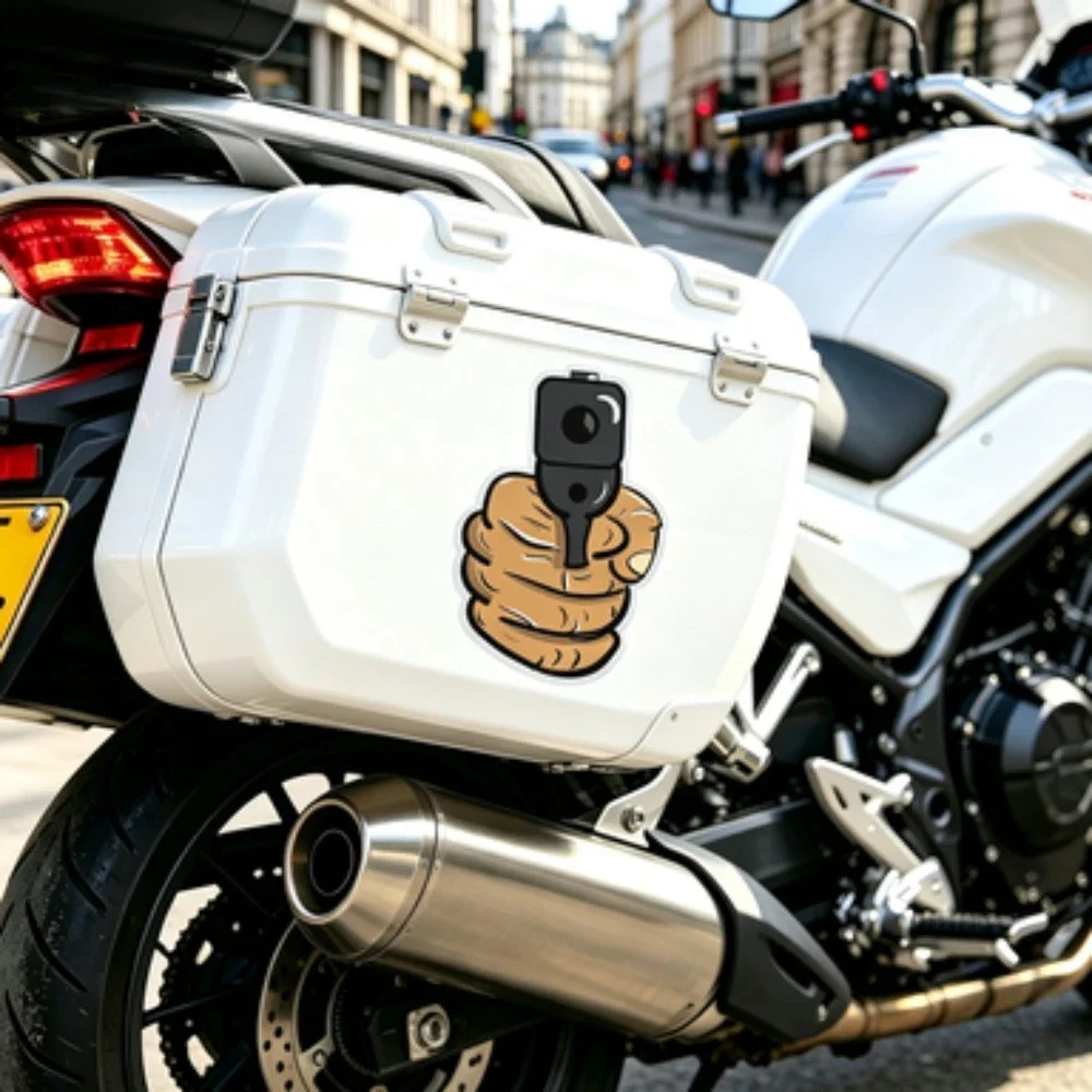 Funny Middle Finger Handgun Vinyl Car Stickers Scratchproof Decals for Car Van Window Laptop Phone DIY Decor Accessories 2
