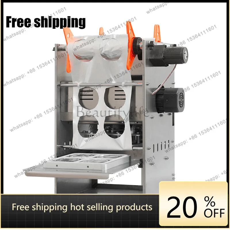 Egg yolk souffle automatic sealing machine Pastry packing snack sealing machine