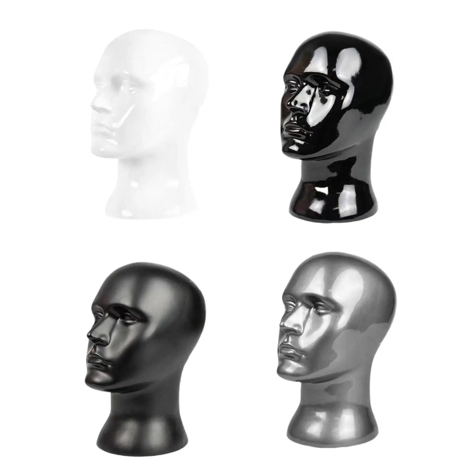 

Male Mannequin Head Wig Display Model for DIY Decoration Salon Home Decor