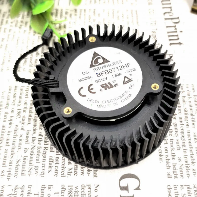 H  1 pcs   For Delta BFB0712HF DC 12V 1.80A GTX670 public version graphics card turbo fan
