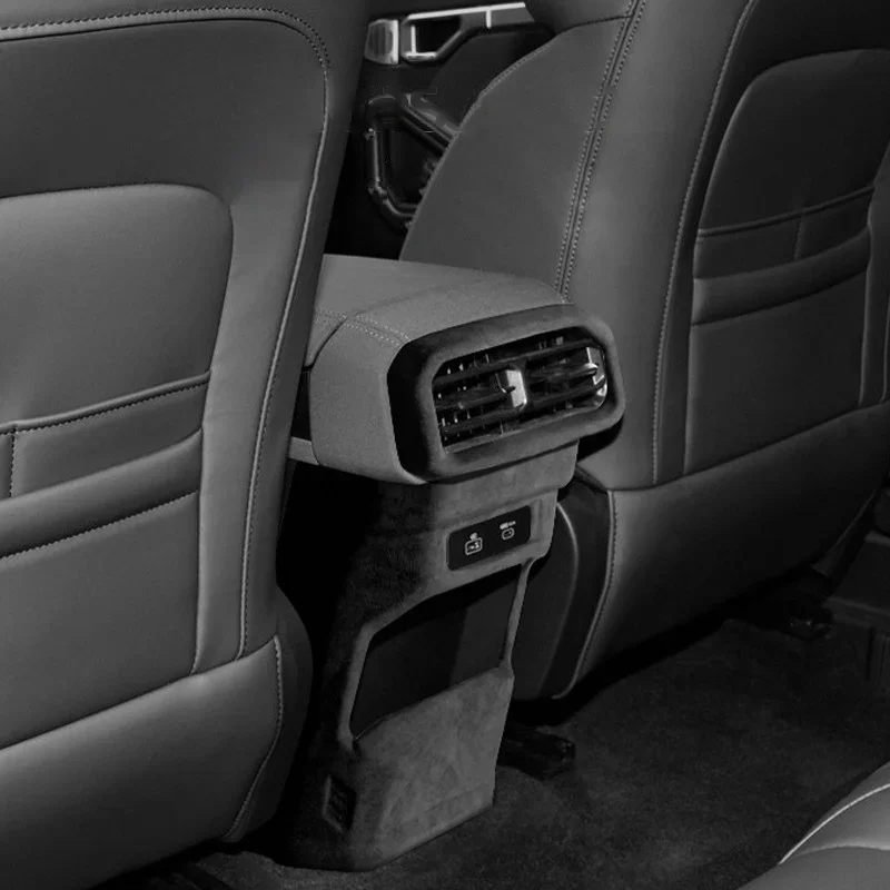 

Italian Suede Overlay Interior Cover For Jetour Traveler T2 2023 2024 2025 Central Armrest, Door Handrail Trim, A/C Air Outlet