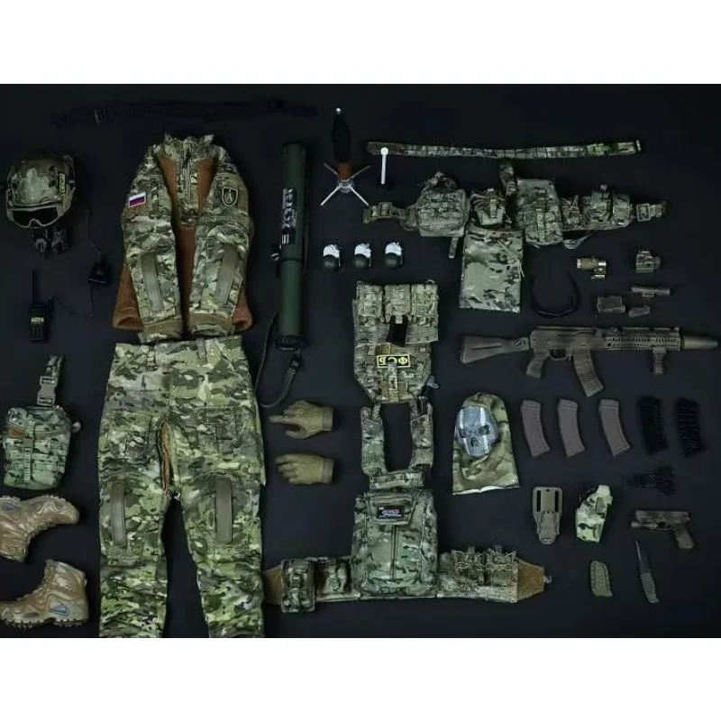 

VERYHOT M002 Presale 1/6 Scale Male Russian Alpha Special Forces Clothes Set Model Fit 12'' Action Figure Body Doll Decor