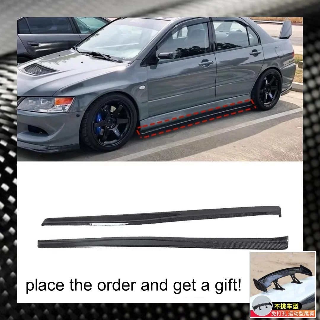 

Для Mitsubishi Lioncel EVO 7, модифицированная боковая юбка из углеродного волокна, боковой спойлер, разветвители, удлинение губ, накладка, автоаксессуары