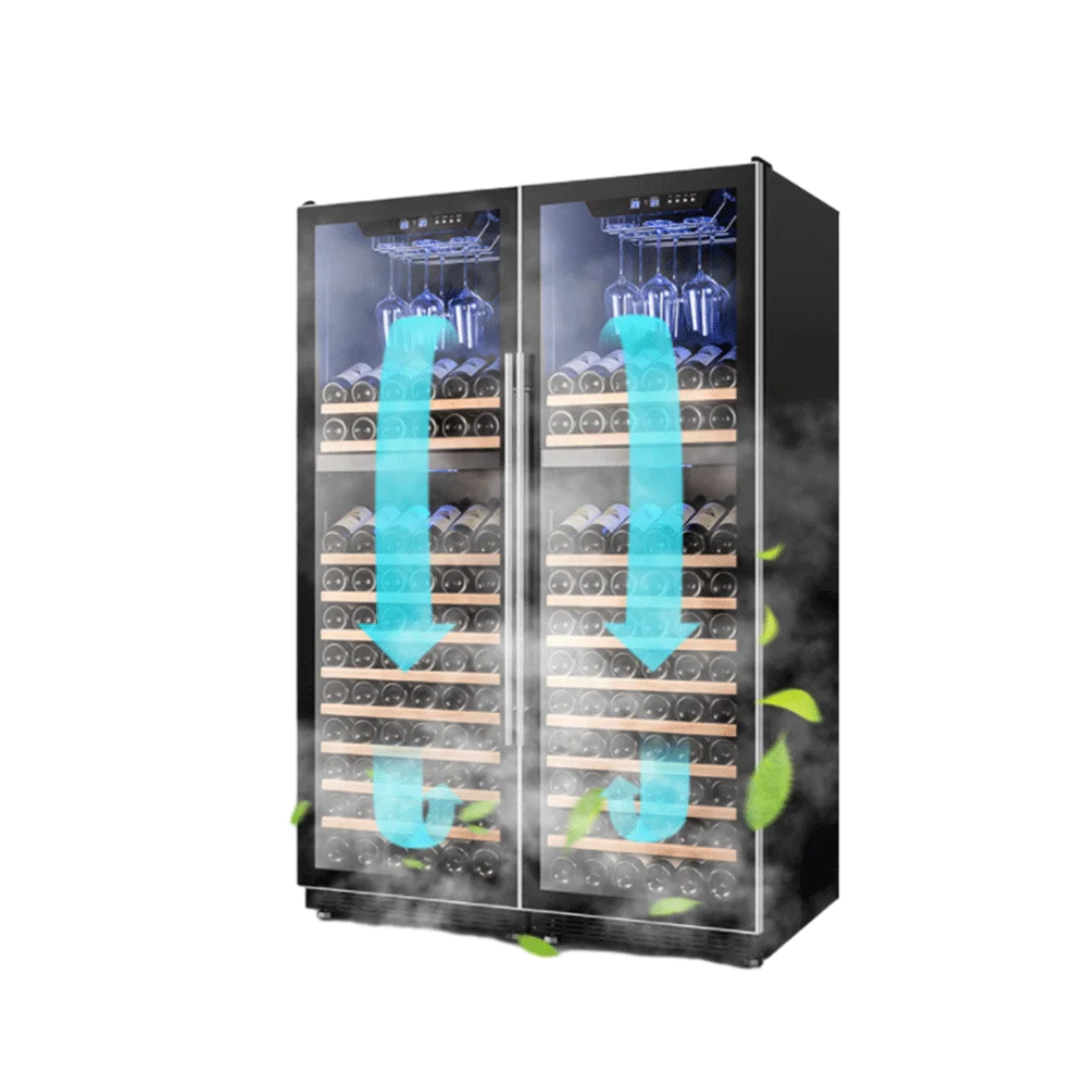 Top-rated Wine Cooler Cabinet Refrigerated Bar Cabinets Fridge Single Zone Luxury Wine Cellar