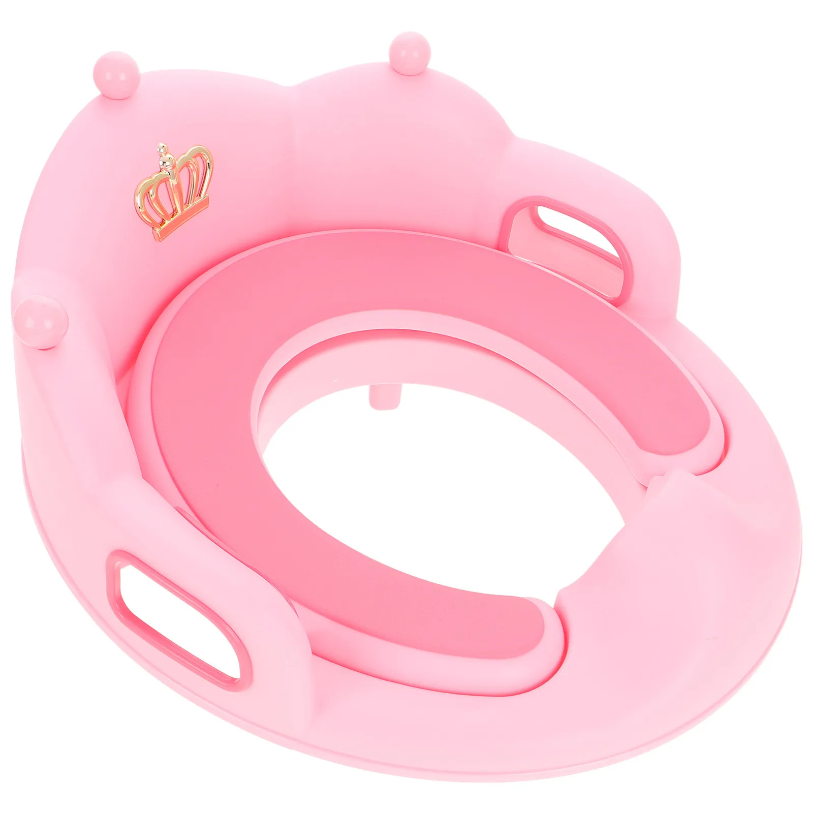 

Большое сиденье для приучения к горшку и насадка на унитаз с отсоединяемой мягкой подушкой, нескользящим основанием из полипропилена