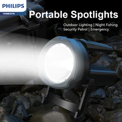 Philips Led Work Light 3-speed Adjustable Powerful Bright Flashlights Camping Lamp for Outdoor Hiking Led Working Lights